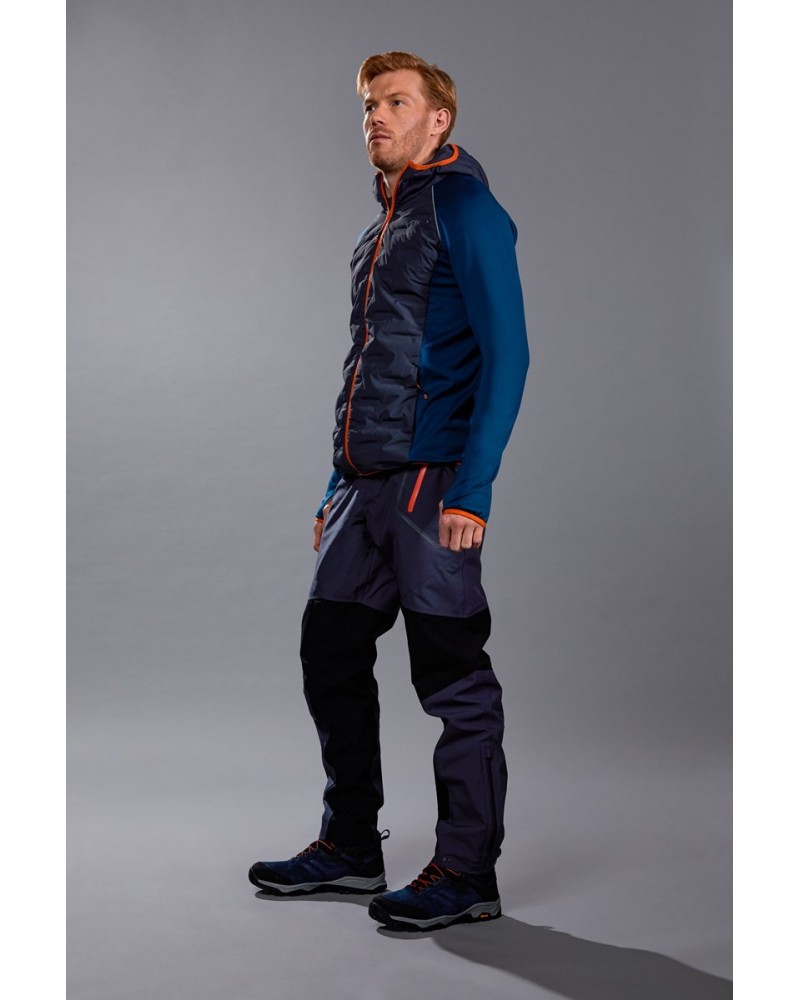 Ultra Nanga Mens Midlayer Jacket Blue $40.14 Active