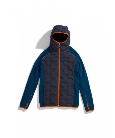 Ultra Nanga Mens Midlayer Jacket Blue $40.14 Active