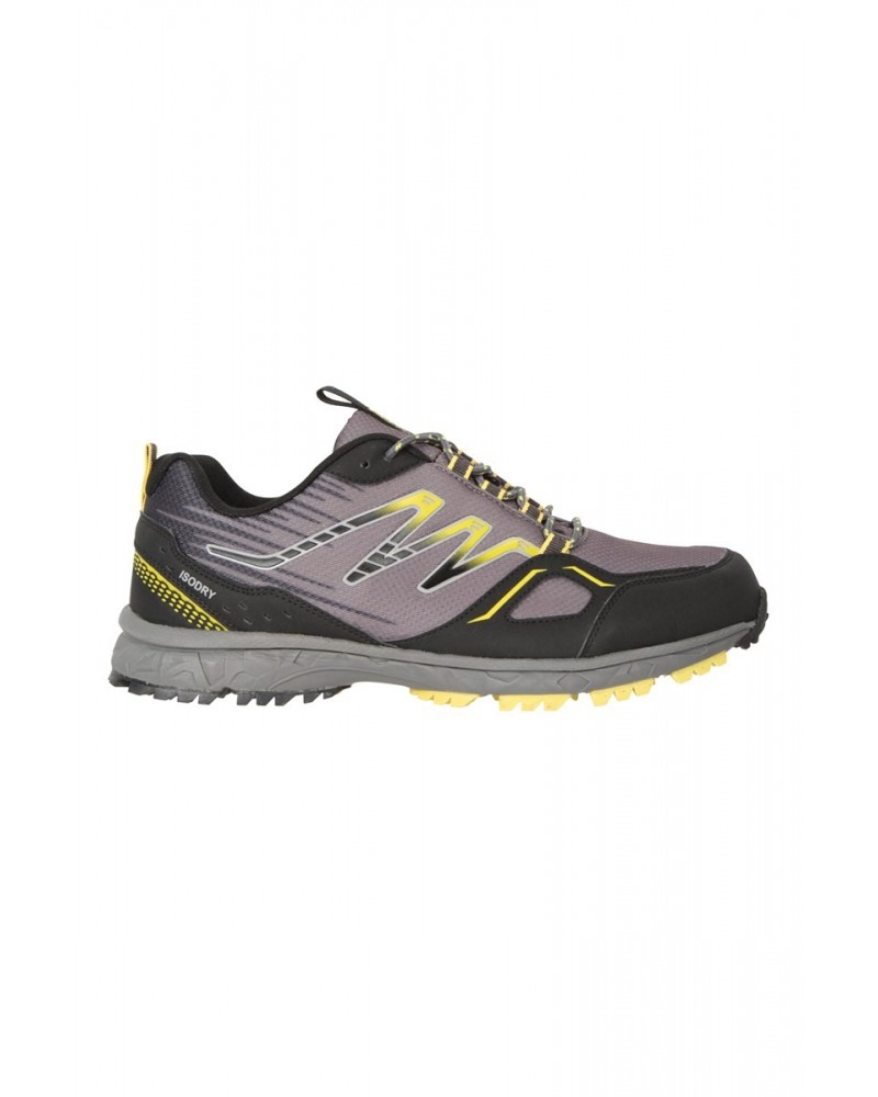 Enhance Mens Waterproof Trail Runner Sneakers Dark Grey $33.79 Active