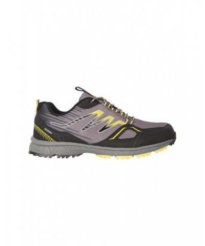 Enhance Mens Waterproof Trail Runner Sneakers Dark Grey $33.79 Active