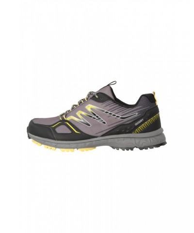 Enhance Mens Waterproof Trail Runner Sneakers Dark Grey $33.79 Active