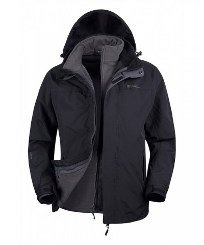 Storm Mens 3 in 1 Waterproof Jacket Black $47.50 Jackets