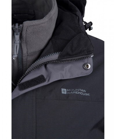 Storm Mens 3 in 1 Waterproof Jacket Black $47.50 Jackets