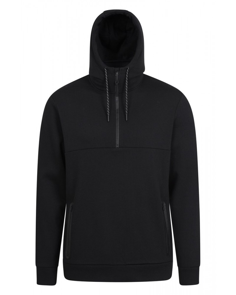 Test Mens Pullover Hoodie Black $22.03 Tops