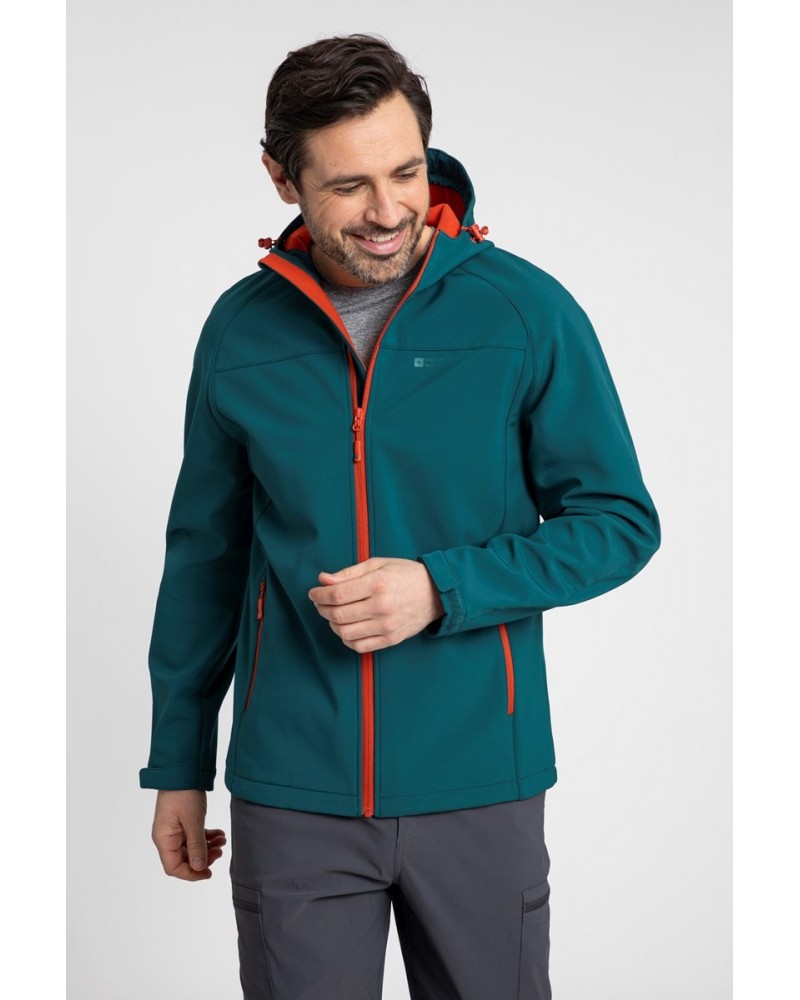 Exodus Mens Showerproof Softshell Green $28.59 Jackets