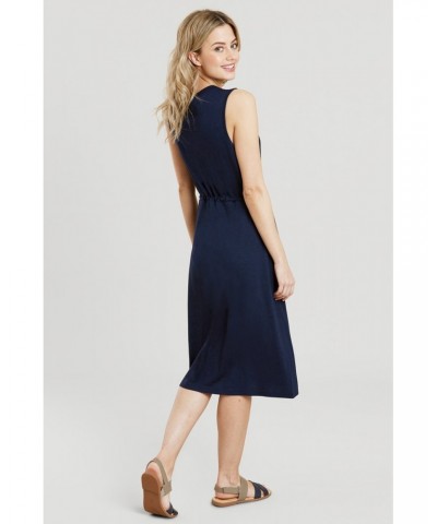 Bahamas Womens Sleeveless Dress Navy $16.65 Dresses & Skirts