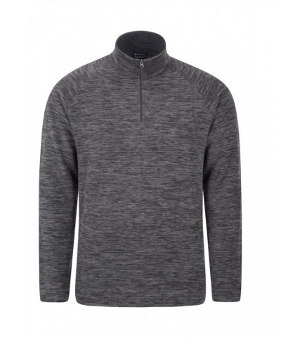 Snowdon Melange Mens Half-Zip Fleece Multipack Black $30.24 Fleece