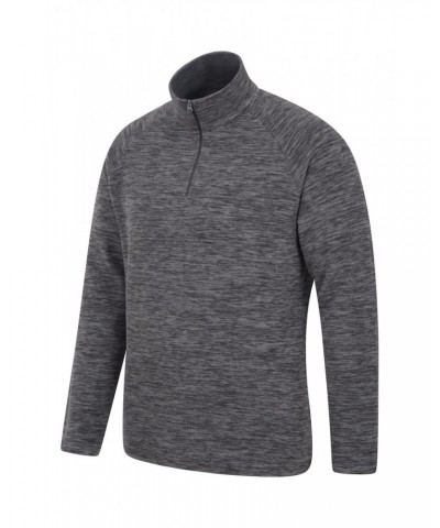 Snowdon Melange Mens Half-Zip Fleece Multipack Black $30.24 Fleece