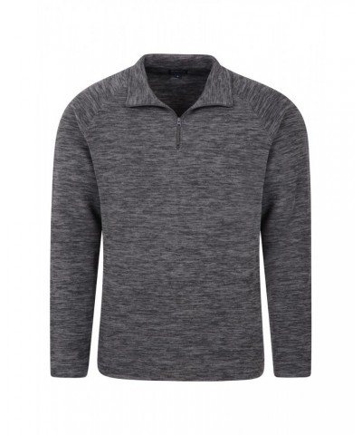 Snowdon Melange Mens Half-Zip Fleece Multipack Black $30.24 Fleece