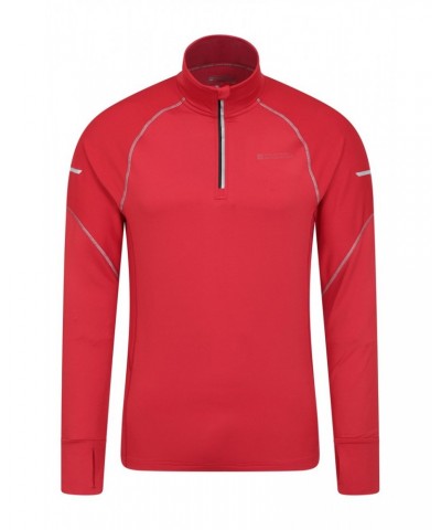 Control Mens Half-Zip Midlayer Active Red $16.81 Active