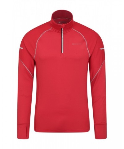 Control Mens Half-Zip Midlayer Active Red $16.81 Active