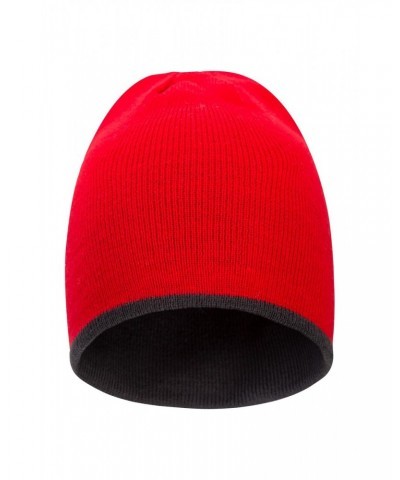 St Anton Mens Beanie Red $11.20 Accessories