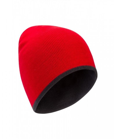 St Anton Mens Beanie Red $11.20 Accessories