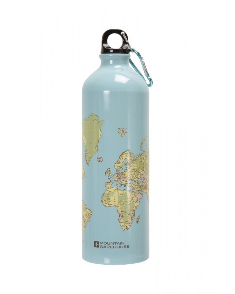 35 oz. Printed Metallic Bottle With Karabiner Brown $10.44 Accessories