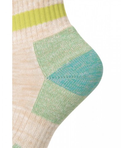 IsoCool Kids Mid-Calf Walking Socks 2-Pack Beige $10.61 Accessories