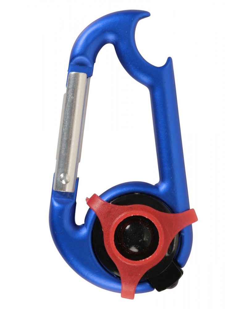 Karabiner - LED with Bottle Opener Blue $6.62 Walking Equipment