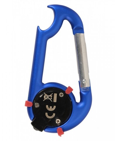 Karabiner - LED with Bottle Opener Blue $6.62 Walking Equipment