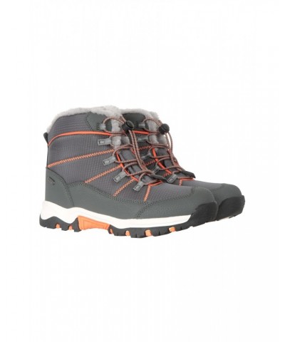 Comet Kids Waterproof Snow Boots Orange $29.14 Footwear