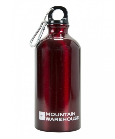 0.5L Metallic Finish Bottle with Karabiner Red $7.55 Walking Equipment