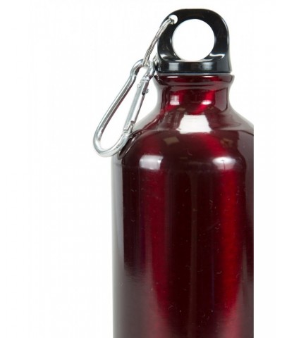 0.5L Metallic Finish Bottle with Karabiner Red $7.55 Walking Equipment