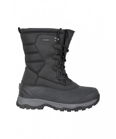 Nevis Extreme Mens Snow Boots Black $28.05 Footwear