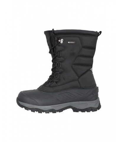 Nevis Extreme Mens Snow Boots Black $28.05 Footwear