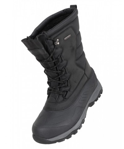 Nevis Extreme Mens Snow Boots Black $28.05 Footwear