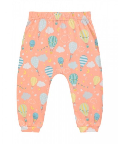 Baby Cuffed Tracksuit Bottoms Coral $11.01 Babywear