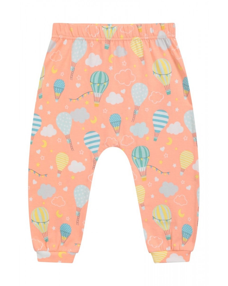 Baby Cuffed Tracksuit Bottoms Coral $11.01 Babywear