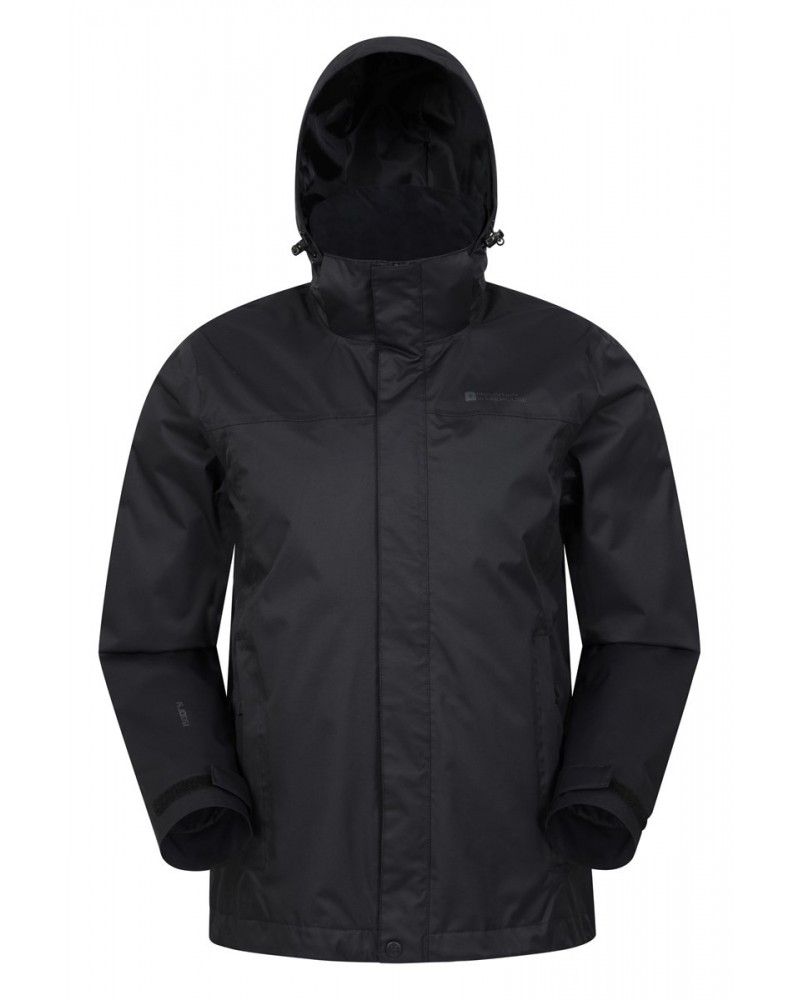 Trek Mens Waterproof Jacket Black $26.95 Jackets