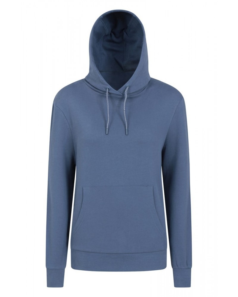 Sylvan Womens Pull Over Hoodie Blue $21.45 Tops