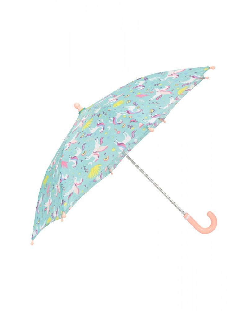 Kids Printed Umbrella Teal $10.79 Accessories