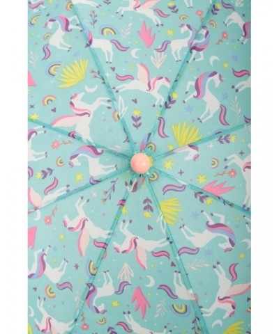 Kids Printed Umbrella Teal $10.79 Accessories