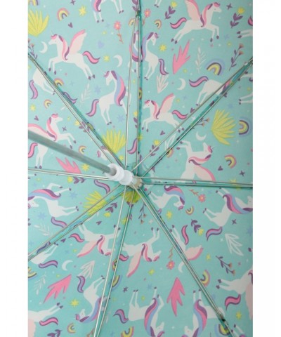 Kids Printed Umbrella Teal $10.79 Accessories