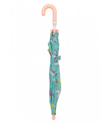 Kids Printed Umbrella Teal $10.79 Accessories