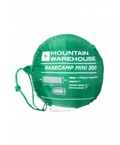 Basecamp 200 Mini Sleeping Bag Green $16.19 Sleeping Bags