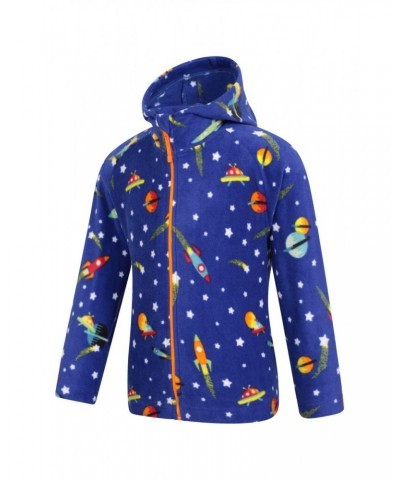 Pursuit II Kids Printed Hoodie Spacey Aqua $11.59 Tops