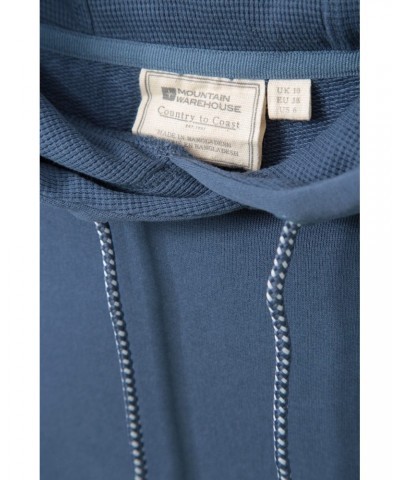 Sylvan Womens Pull Over Hoodie Blue $21.45 Tops