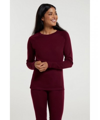 Talus Womens Thermal Top Berry $13.99 Thermals