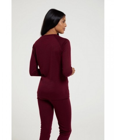 Talus Womens Thermal Top Berry $13.99 Thermals