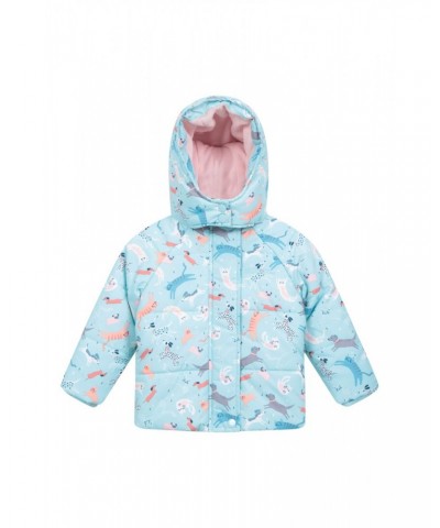 Baby Insulated Fleece Lined Jacket Teal $13.20 Babywear