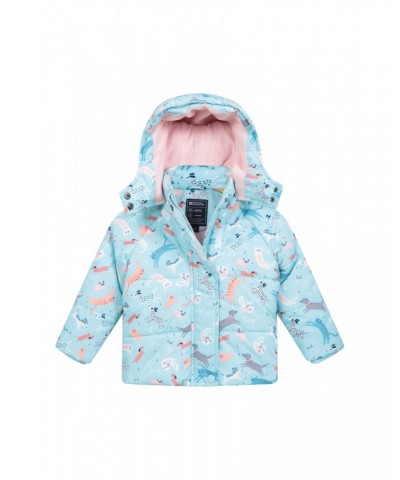 Baby Insulated Fleece Lined Jacket Teal $13.20 Babywear