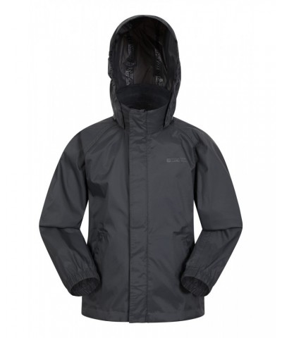 Pakka Kids Waterproof Jacket Charcoal $11.95 Jackets