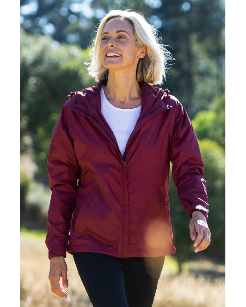 Torrent Womens Waterproof Jacket Dark Red $24.74 Jackets