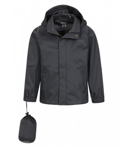 Pakka Kids Waterproof Jacket Charcoal $11.95 Jackets