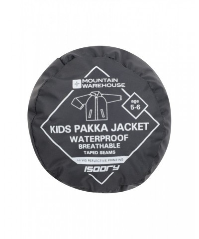 Pakka Kids Waterproof Jacket Charcoal $11.95 Jackets