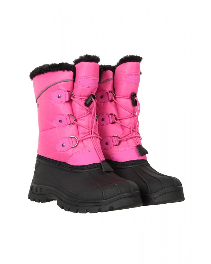 Whistler Kids Adaptive Snow Boots Pink $19.59 Footwear