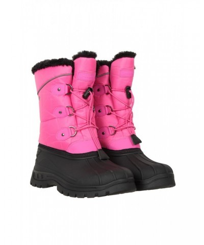 Whistler Kids Adaptive Snow Boots Pink $19.59 Footwear