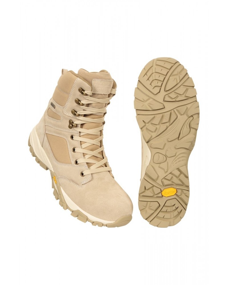 Dunes Extreme Mens Vibram Desert Boots Beige $28.22 Footwear