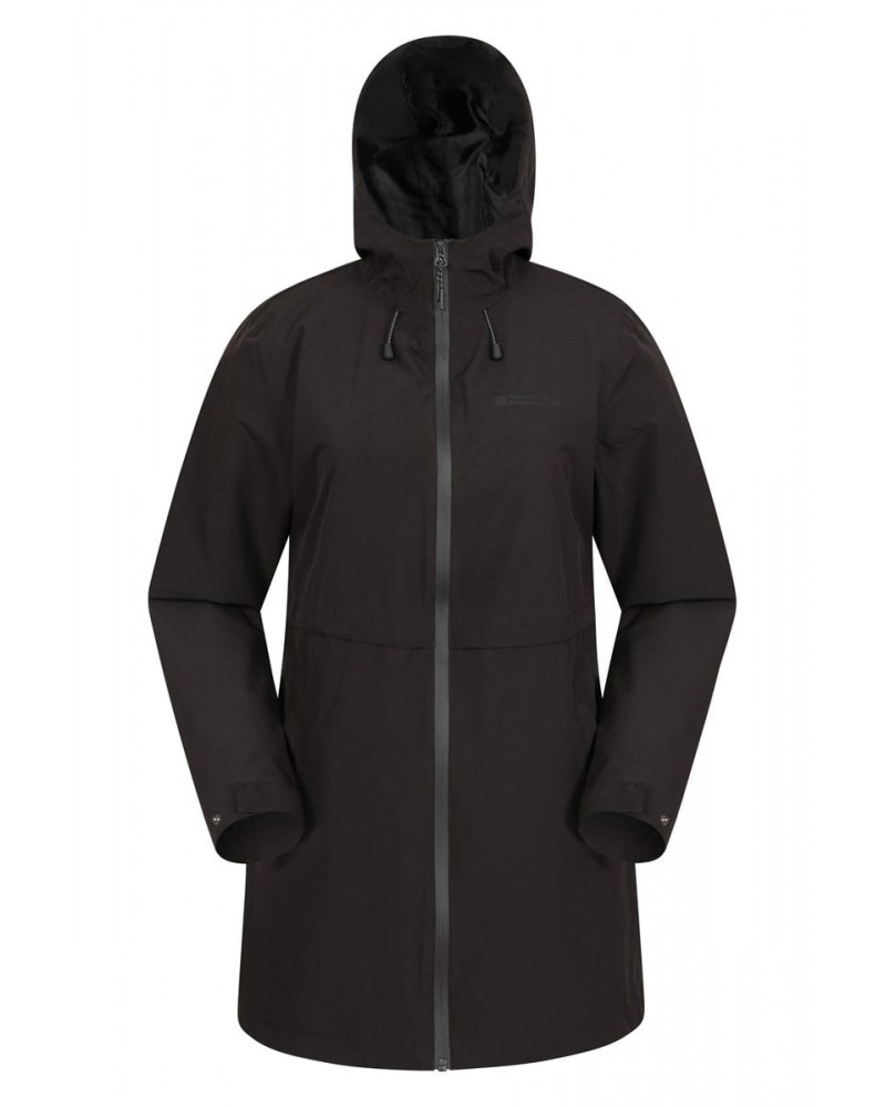 Hilltop Womens Waterproof Jacket Black $34.30 Jackets